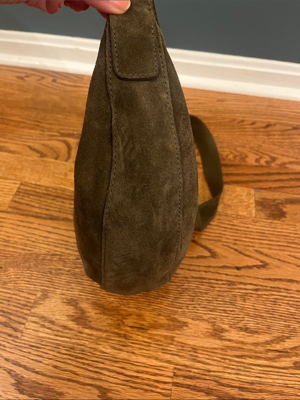 Madewell Green Hobo Bag with Adjustable Strap - Picture 3 of 8